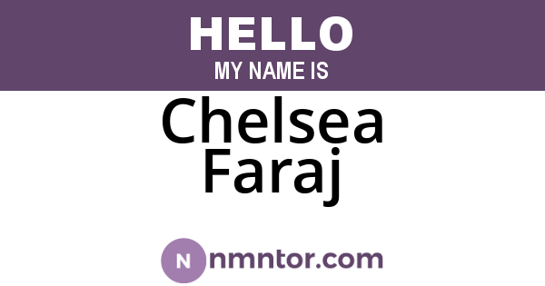 Chelsea Faraj