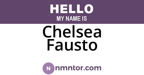 Chelsea Fausto