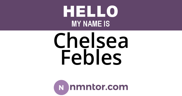 Chelsea Febles
