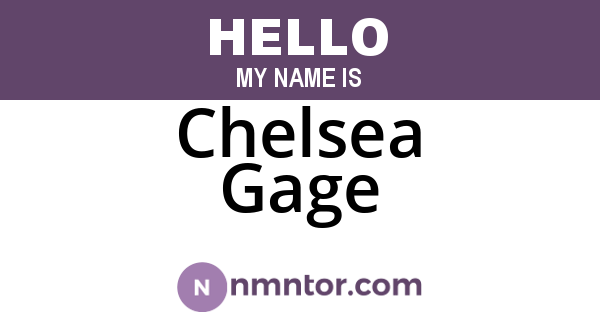 Chelsea Gage