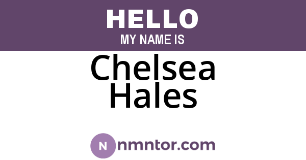 Chelsea Hales