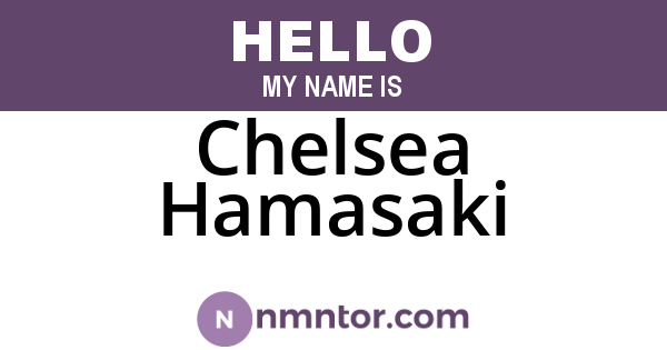 Chelsea Hamasaki