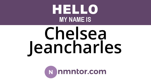 Chelsea Jeancharles
