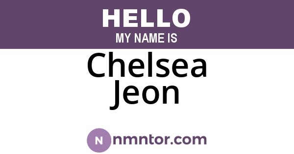 Chelsea Jeon