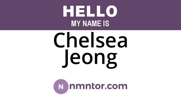 Chelsea Jeong
