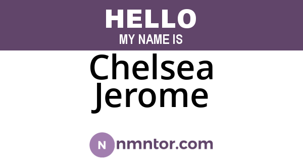 Chelsea Jerome