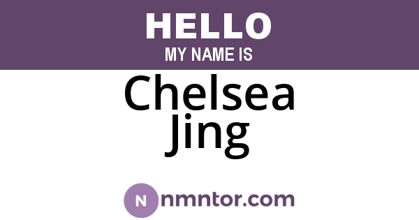 Chelsea Jing