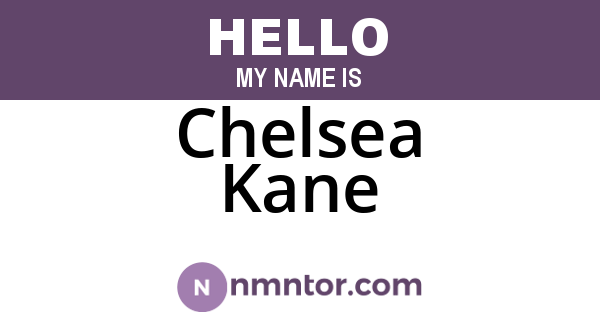 Chelsea Kane