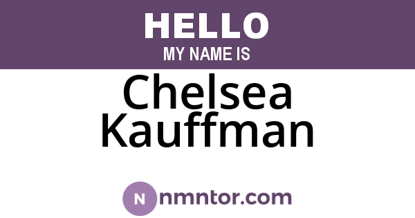 Chelsea Kauffman