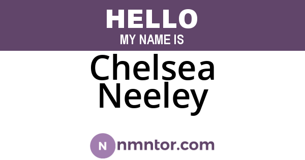 Chelsea Neeley