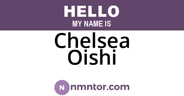 Chelsea Oishi