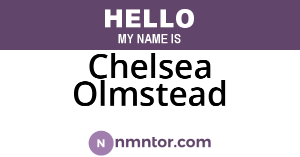Chelsea Olmstead