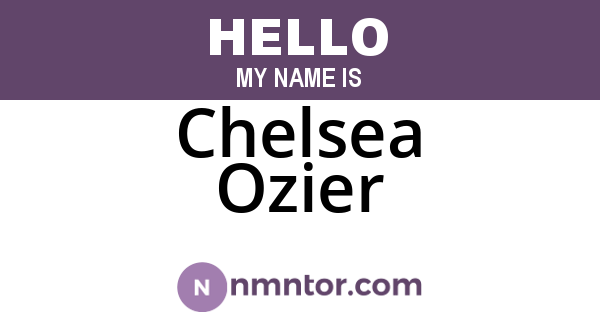 Chelsea Ozier