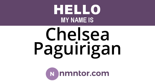 Chelsea Paguirigan