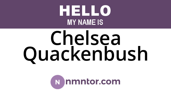 Chelsea Quackenbush