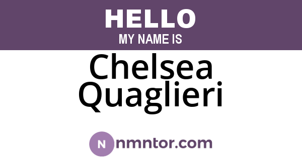 Chelsea Quaglieri