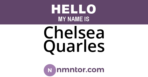 Chelsea Quarles
