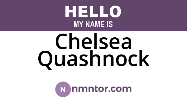 Chelsea Quashnock