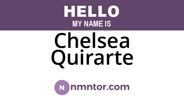 Chelsea Quirarte