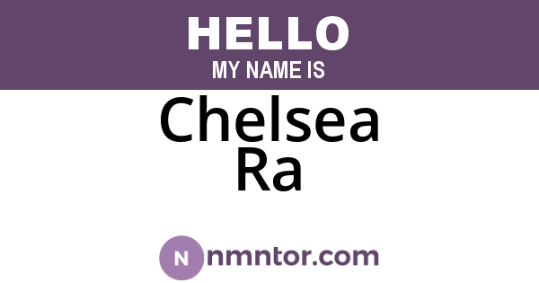 Chelsea Ra