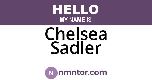 Chelsea Sadler