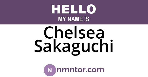 Chelsea Sakaguchi