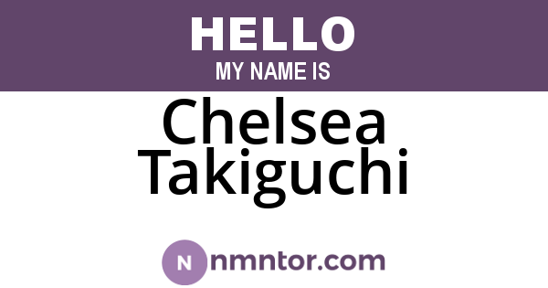 Chelsea Takiguchi