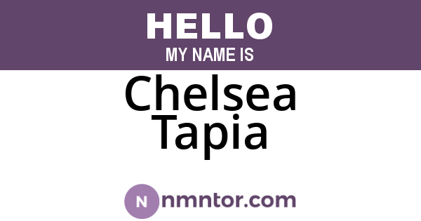 Chelsea Tapia