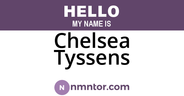Chelsea Tyssens
