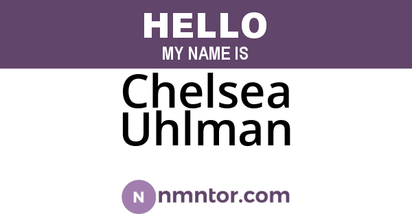Chelsea Uhlman