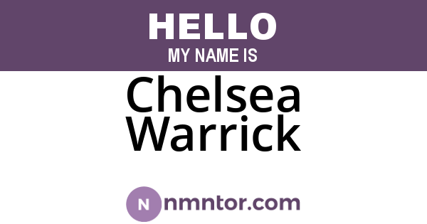 Chelsea Warrick