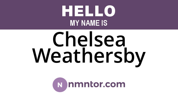 Chelsea Weathersby