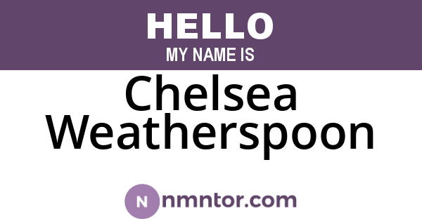 Chelsea Weatherspoon