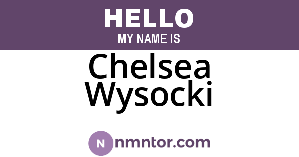 Chelsea Wysocki