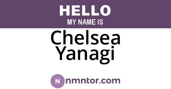 Chelsea Yanagi