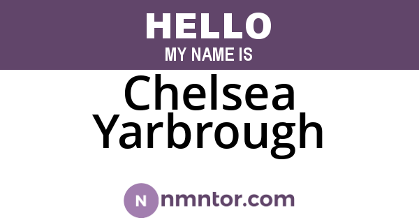 Chelsea Yarbrough