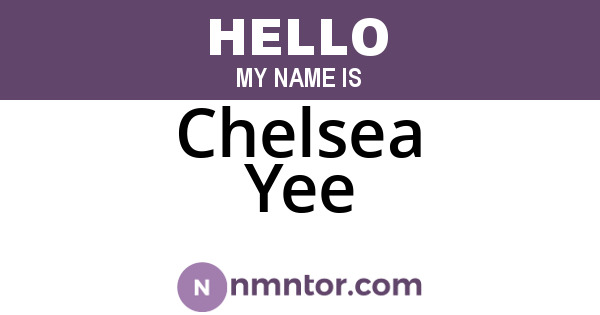 Chelsea Yee