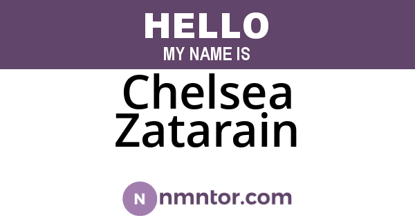 Chelsea Zatarain