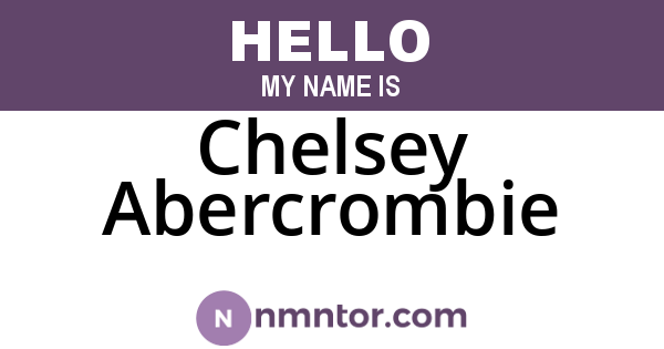 Chelsey Abercrombie