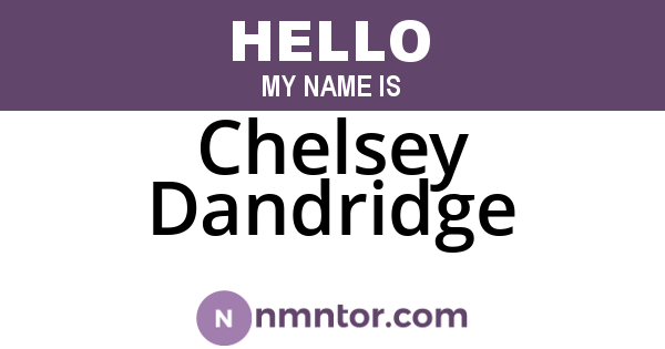 Chelsey Dandridge