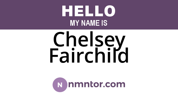 Chelsey Fairchild