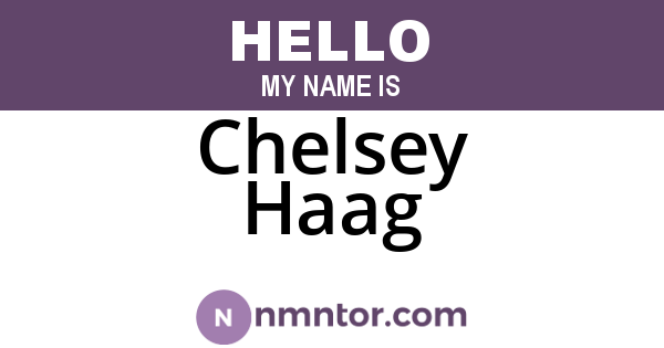 Chelsey Haag