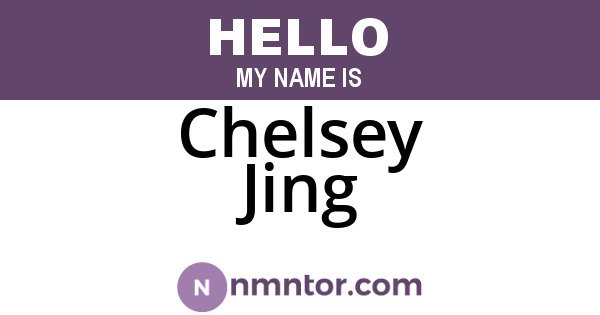 Chelsey Jing