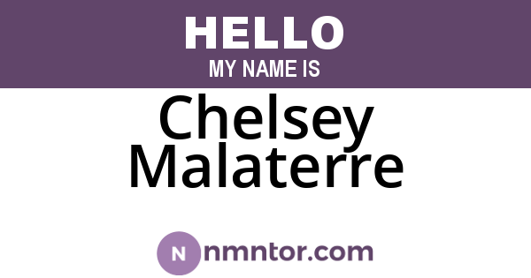 Chelsey Malaterre