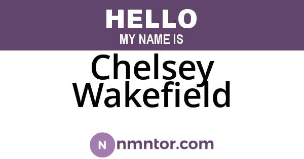 Chelsey Wakefield