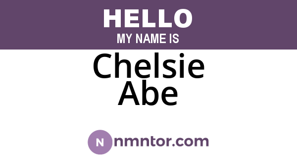 Chelsie Abe
