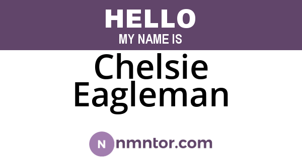 Chelsie Eagleman
