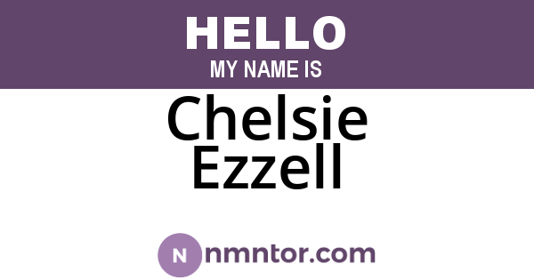 Chelsie Ezzell
