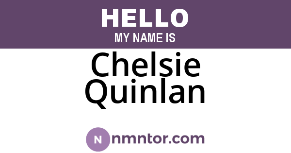Chelsie Quinlan