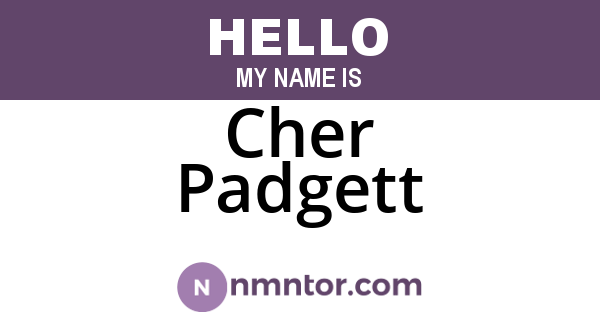 Cher Padgett